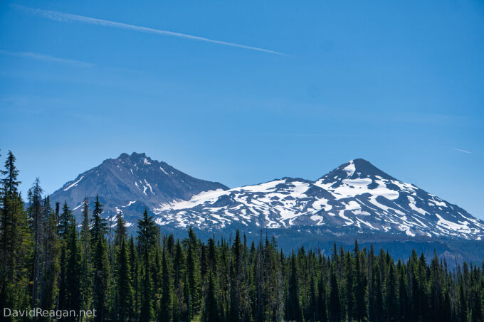 Blue Sky over the Mountains